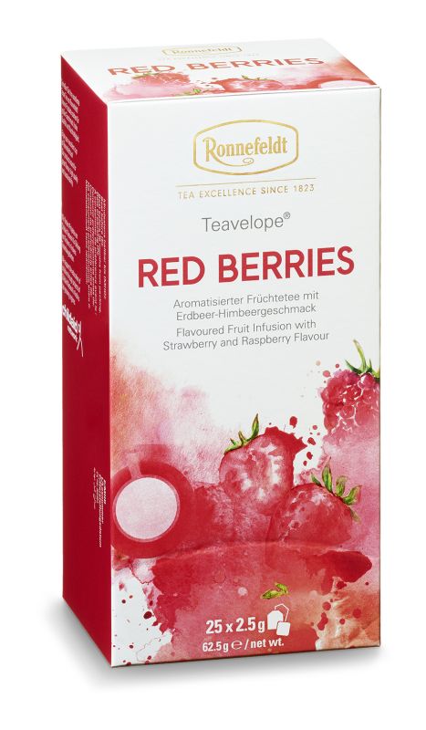 Ronnefeldt Tea 25 Tagged Tea Bags - Red Berries