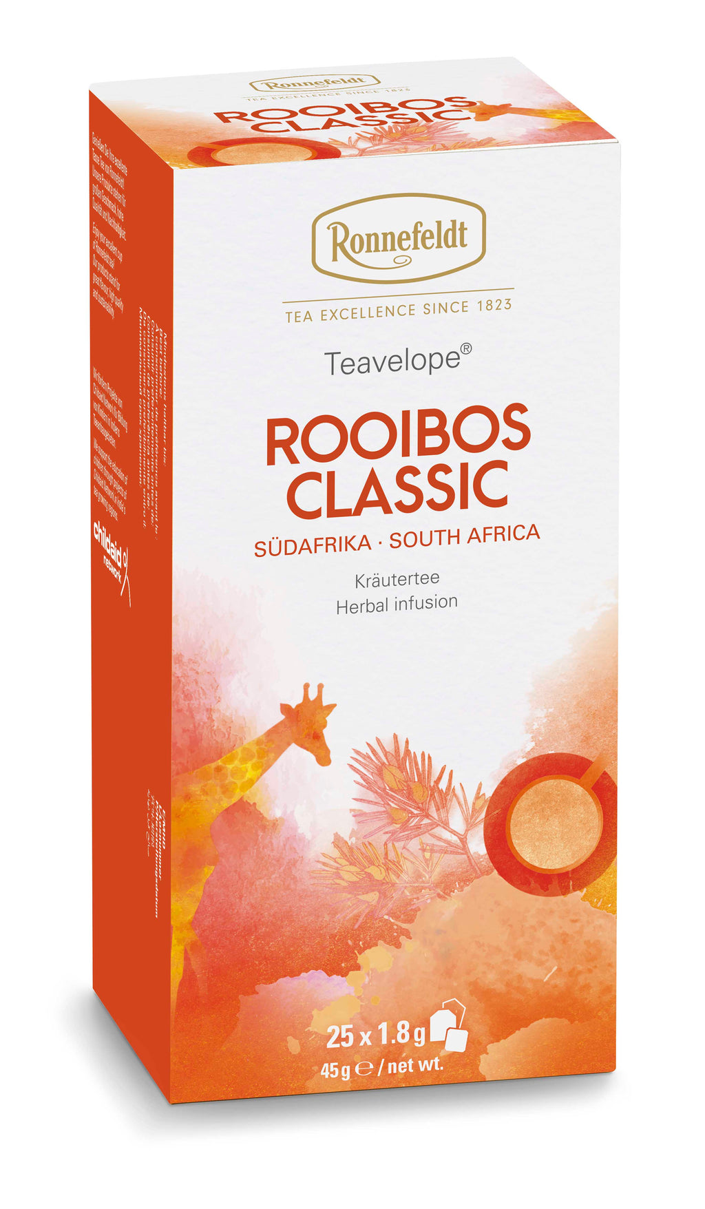 Ronnefeldt Tea 25 Tagged Tea Bags - Classic Rooibos