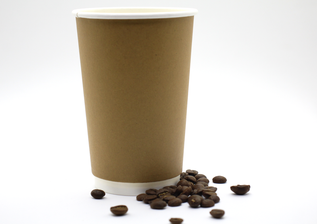 Kraft Coffee Cup - 500ml x 25